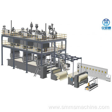 Baby diaper composite non-woven fabric production line